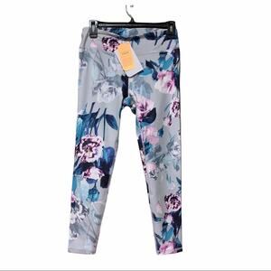 Fabletics Salar Leggings Small Floral Capri NWT New